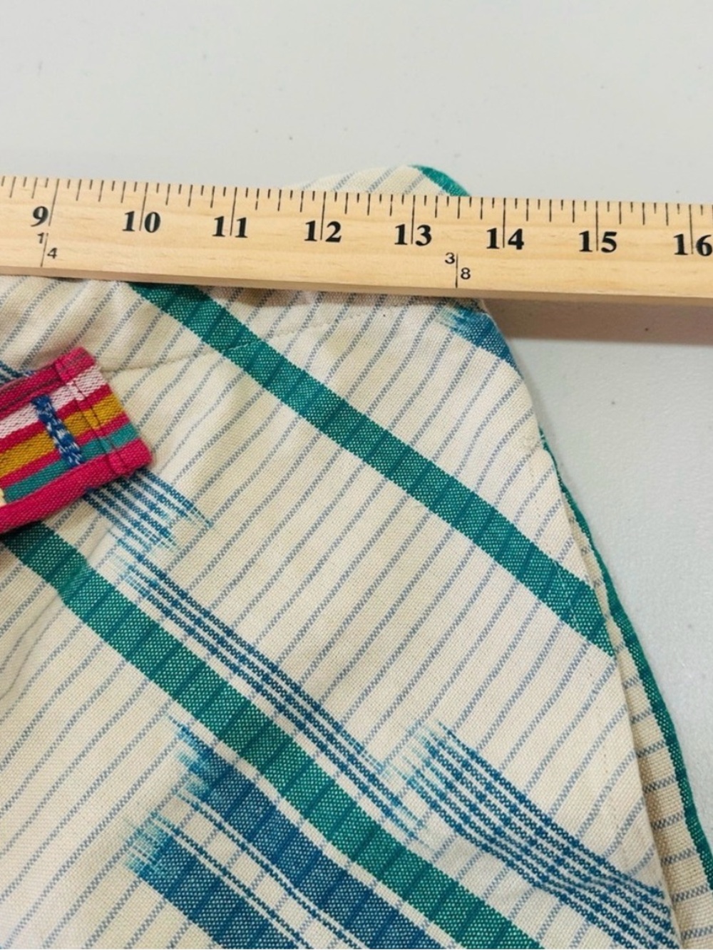 Urban outfitters size 6 cotton pattern belted shorts - Picture 6 of 6